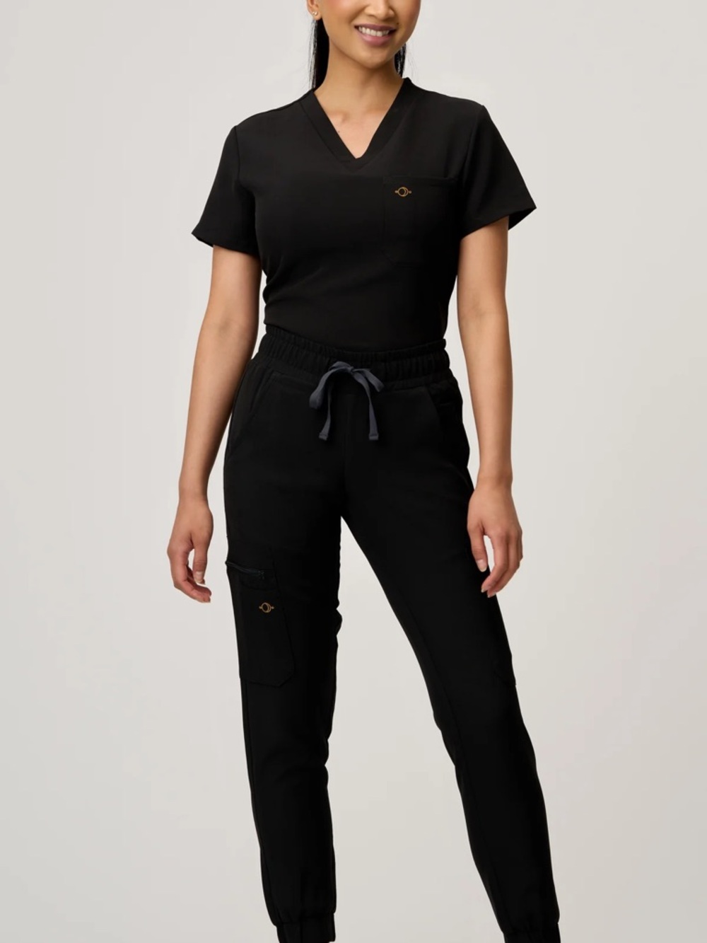 Luuna Scrub Pant 11 pocket Astra XS/S Tall Black